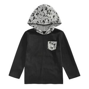 Epic Threads black Thermal-Knit Hooded T-Shirt